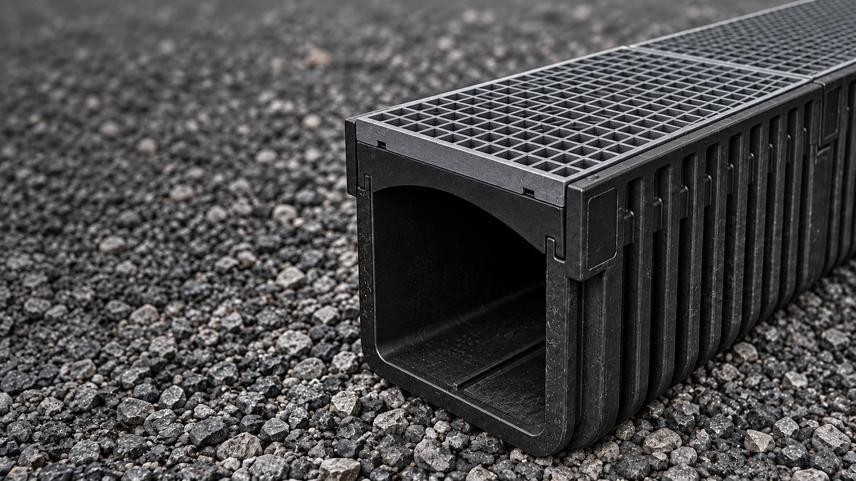 Visualisation of EcoTrough polymer cable trough detail
