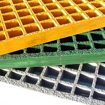 GRP grating open mesh lids