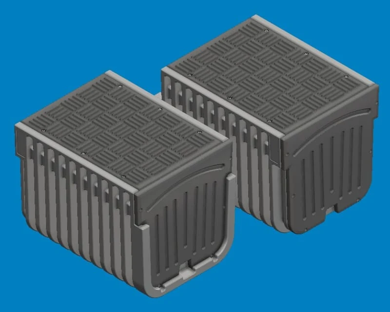 Polymer blanking plates